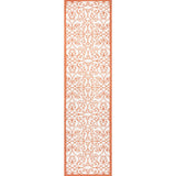 Madrid Vintage Filigree Textured Weave Indoor/Outdoor Runner Rug