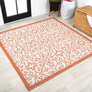Madrid Vintage Textured Weave Indoor/Outdoor Square Area Rug