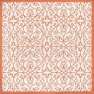 Madrid Vintage Textured Weave Indoor/Outdoor Square Area Rug