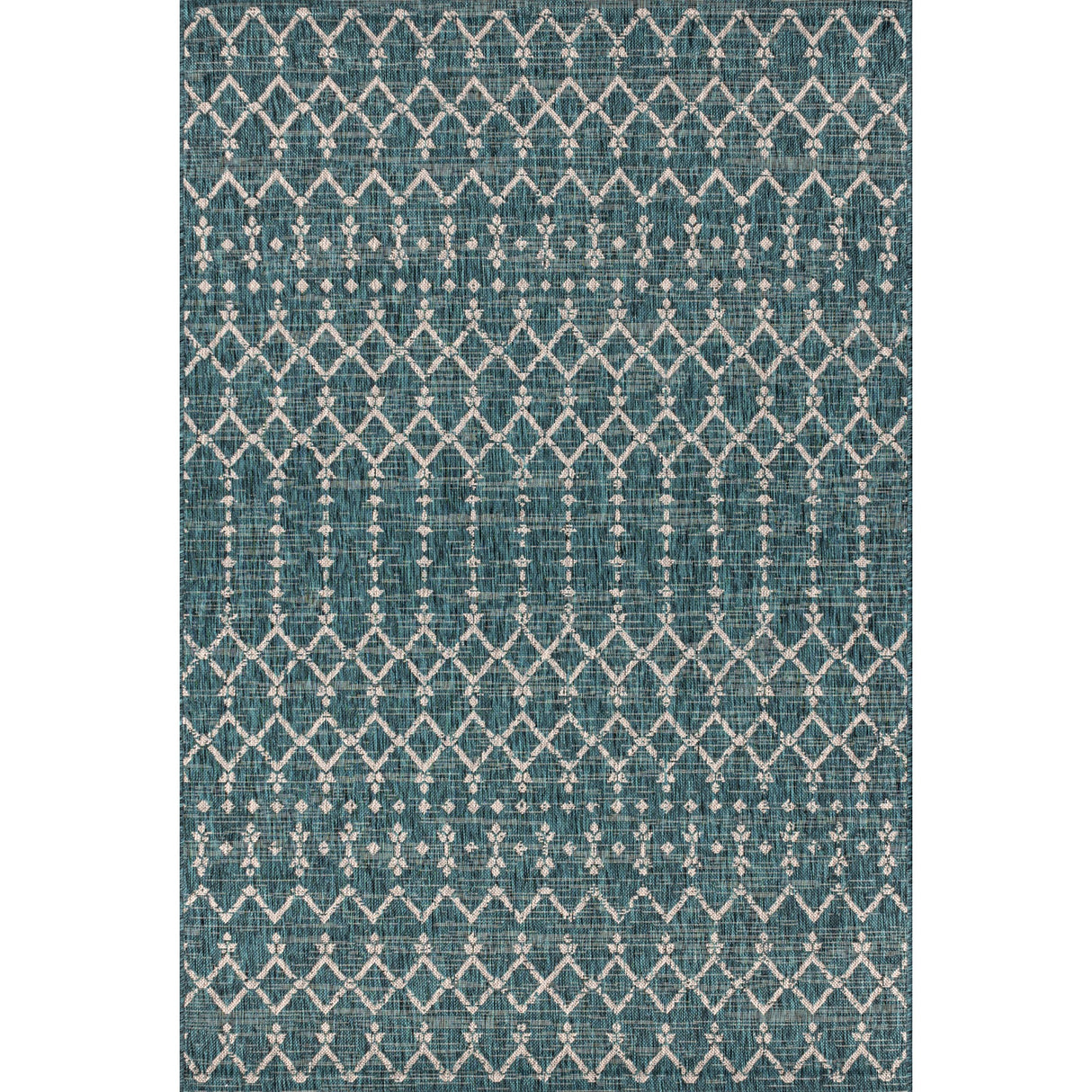 Ourika Moroccan Geometric Weave Indoor/Outdoor Area Rug