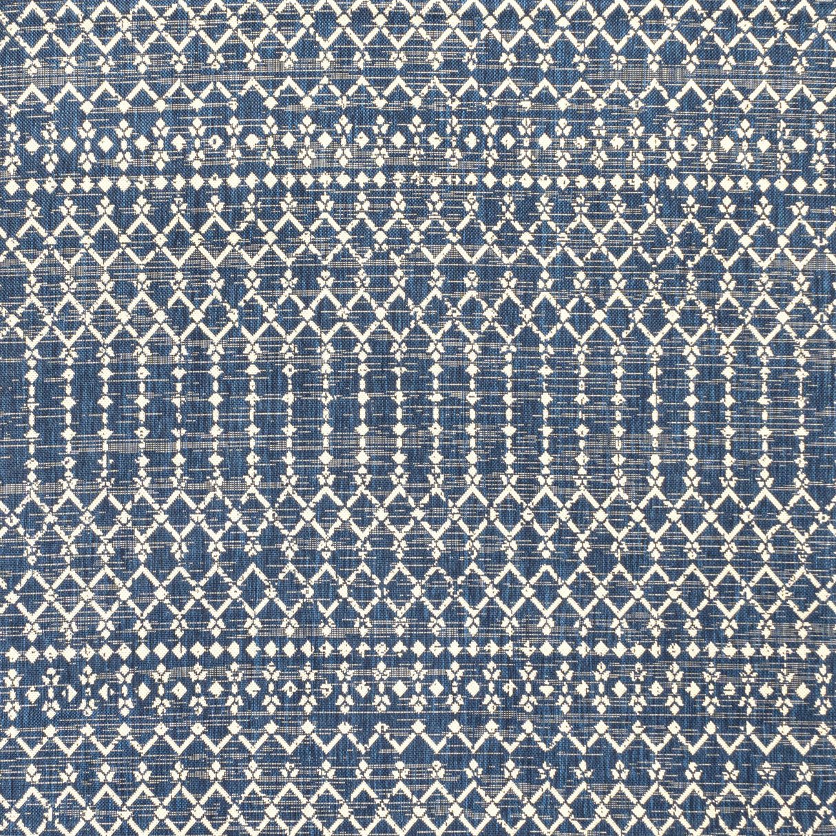 Ourika Moroccan Geometric Textured Weave Indoor/Outdoor Square Area Rug