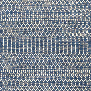 Ourika Moroccan Geometric Textured Weave Indoor/Outdoor Square Area Rug