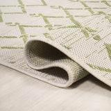 Ourika Moroccan Geometric Textured Weave Indoor/Outdoor Square Area Rug