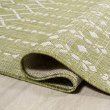 Ourika Moroccan Geometric Textured Weave Indoor/Outdoor Square Area Rug