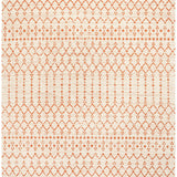 Ourika Moroccan Geometric Textured Weave Indoor/Outdoor Square Area Rug