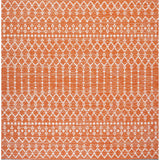 Ourika Moroccan Geometric Textured Weave Indoor/Outdoor Square Area Rug