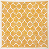 Trebol Moroccan Trellis Weave Indoor/Outdoor Square Area Rug