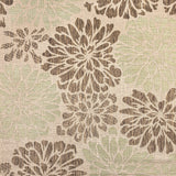 Zinnia Modern Floral Textured Weave Indoor/Outdoor Square Area Rug