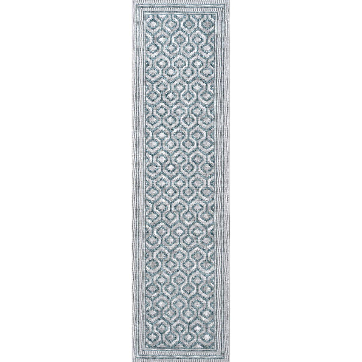Marvao Diamond Trellis Indoor/Outdoor Runner Rug