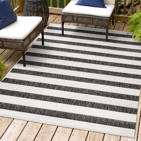 Aveiro Wide Stripe Indoor/Outdoor Area Rug