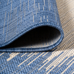 Tavira Modern Strie' Indoor/Outdoor Runner Rug