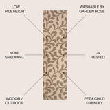 Vine All Over Indoor/Outdoor Runner Rug