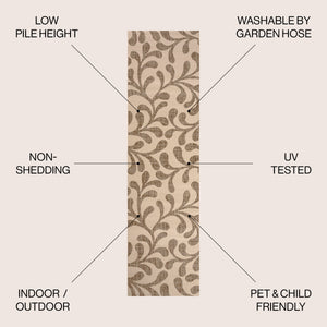Vine All Over Indoor/Outdoor Runner Rug