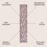 Vine All Over Indoor/Outdoor Runner Rug