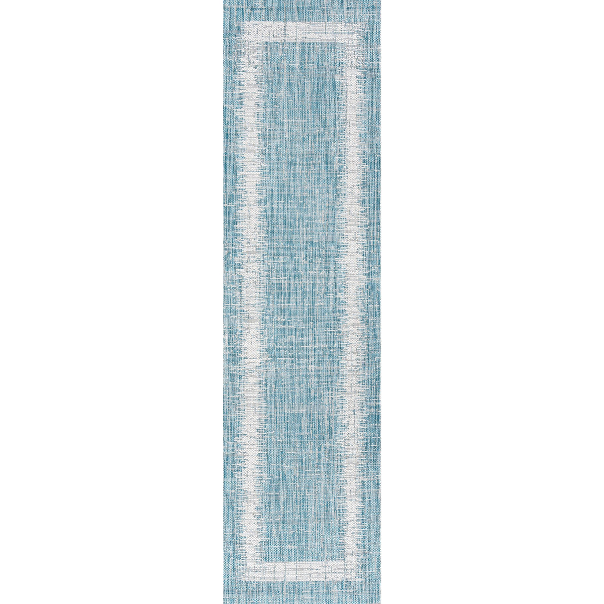 Scandi Minimalist Border Indoor/Outdoor Runner Rug