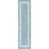 Scandi Minimalist Border Indoor/Outdoor Runner Rug