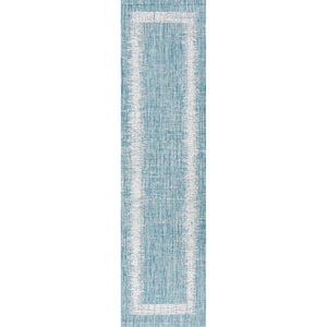 Scandi Minimalist Border Indoor/Outdoor Runner Rug