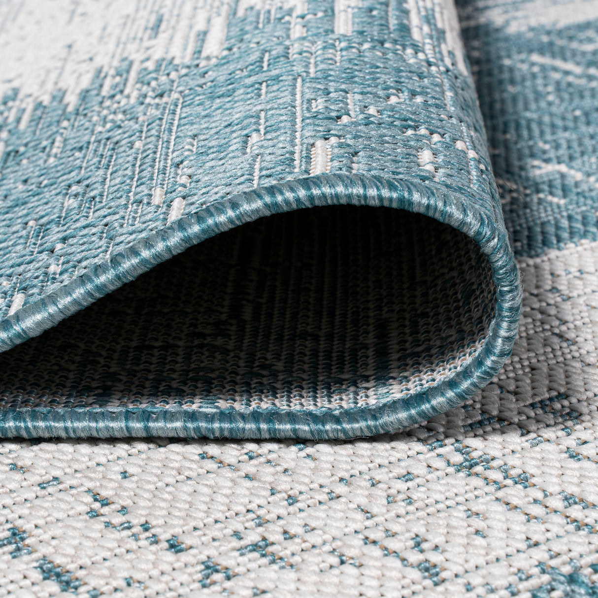 Scandi Minimalist Border Indoor/Outdoor Runner Rug