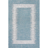 Scandi Minimalist Border Indoor/Outdoor Area Rug