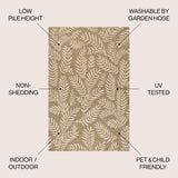 Nevis Palm Frond Indoor/Outdoor Area Rug