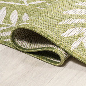 Nevis Palm Frond Indoor/Outdoor Square Area Rug