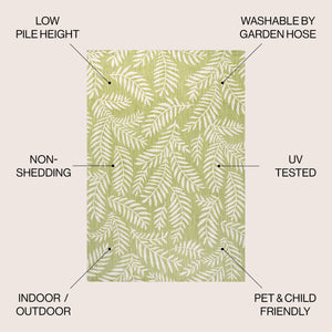 Nevis Palm Frond Indoor/Outdoor Area Rug
