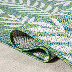 Nevis Palm Frond Indoor/Outdoor Runner Rug