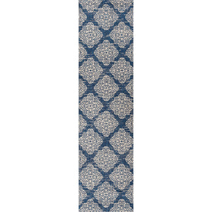 Tuscany Ornate Medallions Indoor/Outdoor Runner Rug