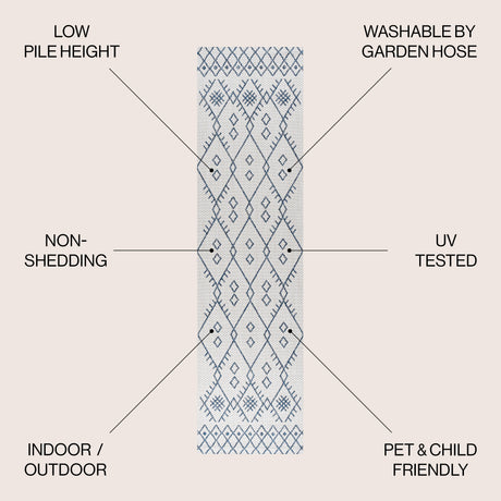 Boho Moroccan Runner Rug