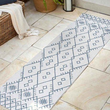 Boho Moroccan Indoor/Outdoor Runner Rug