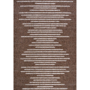 Zolak Berber Stripe Geometric Indoor/Outdoor Area Rug
