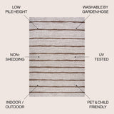 Colonia Berber Stripe Indoor/Outdoor Area Rug