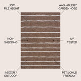 Colonia Berber Stripe Indoor/Outdoor Area Rug