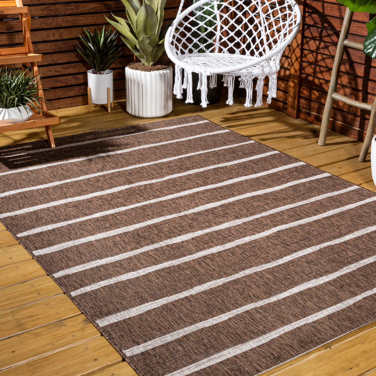 Colonia Berber Stripe Indoor/Outdoor Area Rug