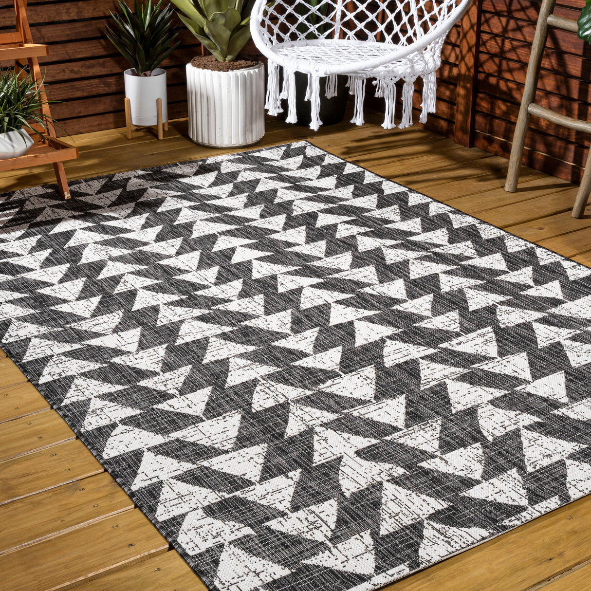 Andratx Modern Tribal Geometric Indoor/Outdoor Area Rug