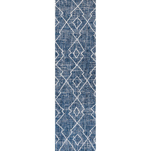 Carwa Tribal Diamond Trellis Indoor/Outdoor Runner Rug
