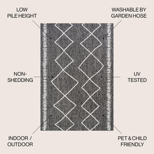 Derya Tribal Diamond Trellis Indoor/Outdoor Area Rug