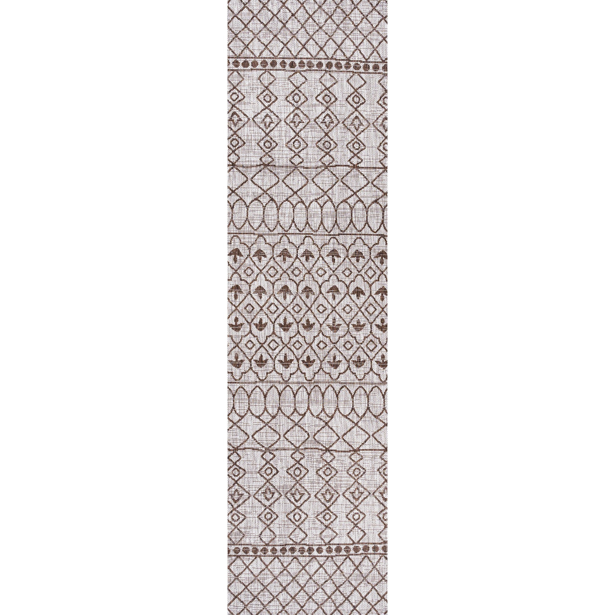 Kafel Tribal Bohemian Indoor/Outdoor Runner Rug