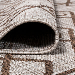 Kafel Tribal Bohemian Indoor/Outdoor Runner Rug