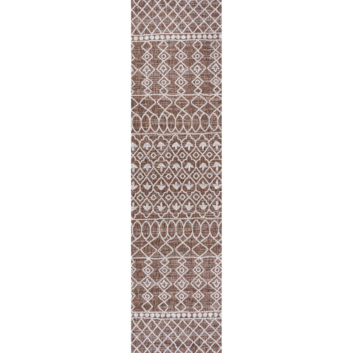 Kafel Tribal Bohemian Indoor/Outdoor Runner Rug