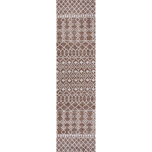 Kafel Tribal Bohemian Indoor/Outdoor Runner Rug