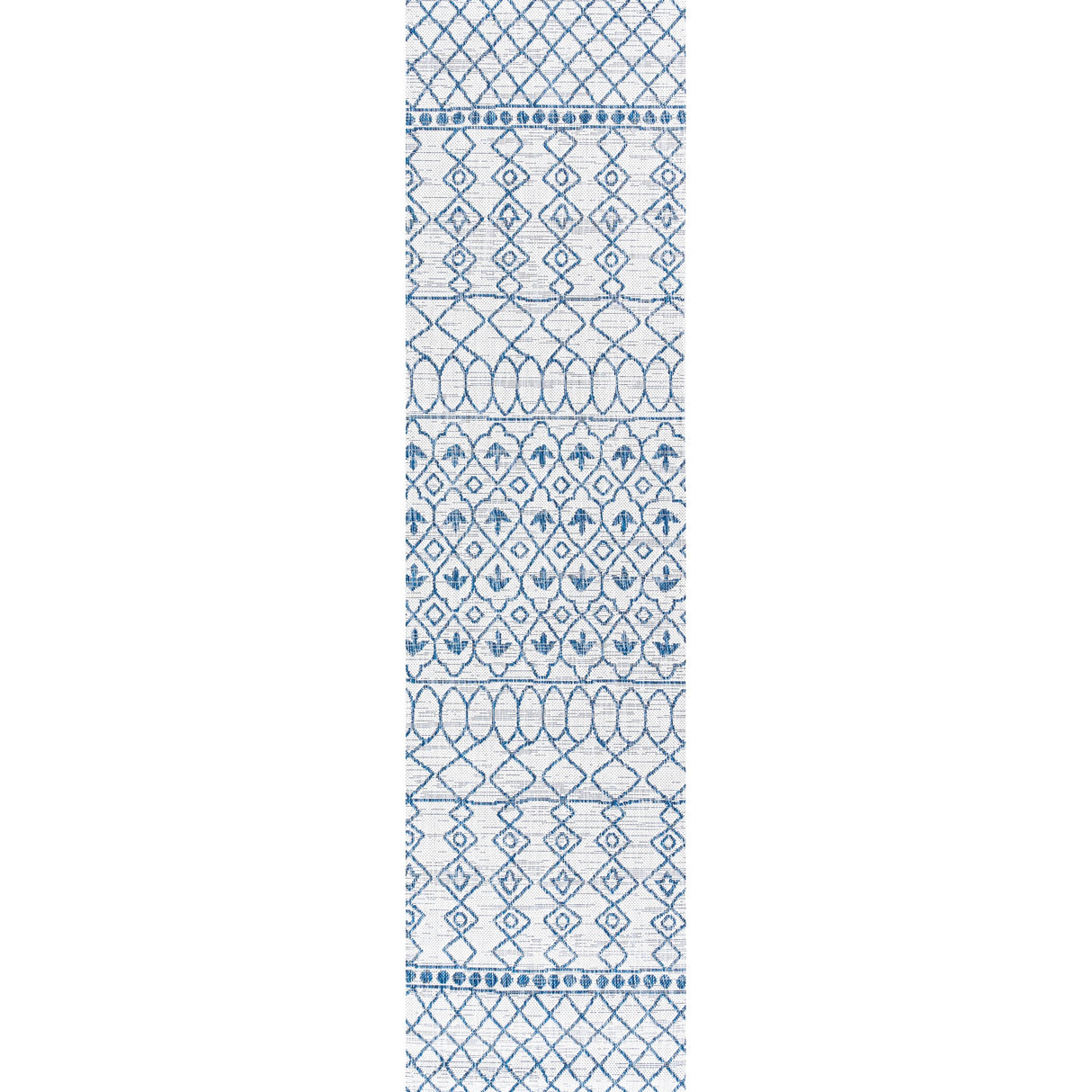 Kafel Tribal Bohemian Indoor/Outdoor Runner Rug