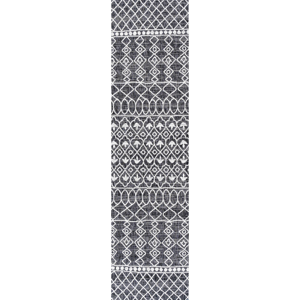Kafel Tribal Bohemian Indoor/Outdoor Runner Rug