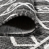 Kafel Tribal Bohemian Indoor/Outdoor Runner Rug