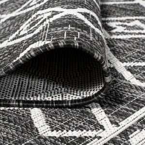 Kafel Tribal Bohemian Indoor/Outdoor Runner Rug