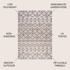 Nokat Tribal Bohemian Indoor/Outdoor Area Rug