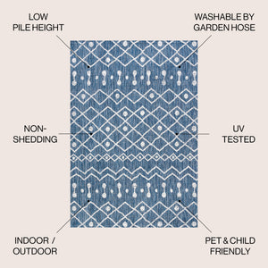 Nokat Tribal Bohemian Indoor/Outdoor Area Rug
