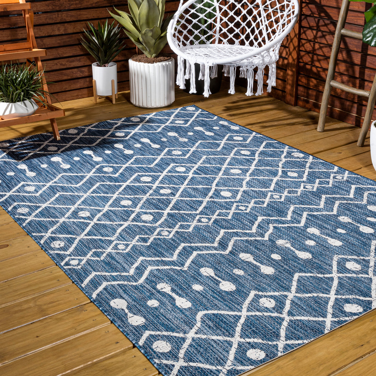 Nokat Tribal Bohemian Indoor/Outdoor Area Rug