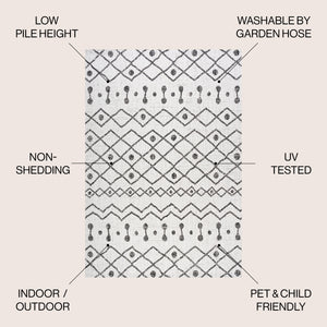 Nokat Tribal Bohemian Indoor/Outdoor Area Rug