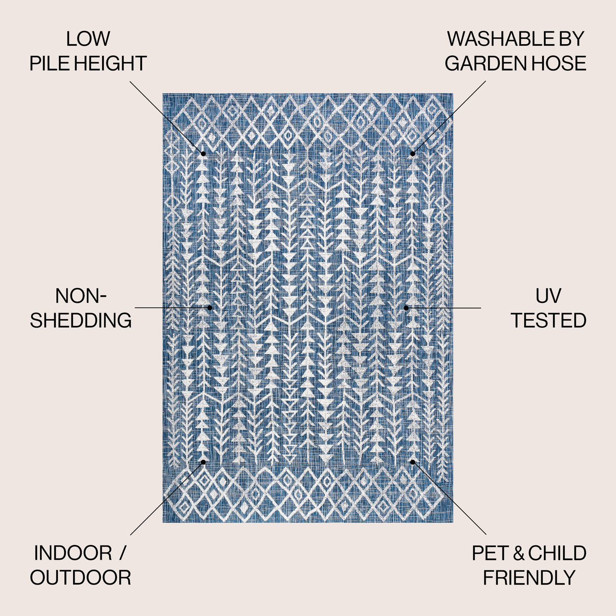 Tokay Bohemian Geometric Indoor/Outdoor Area Rug